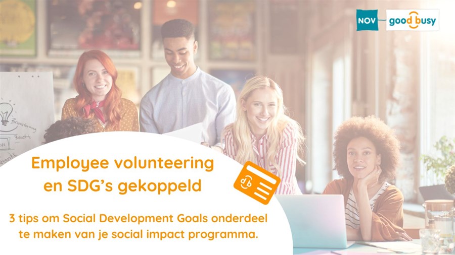 Bericht SDG's en employee volunteering versterken elkaar bekijken
